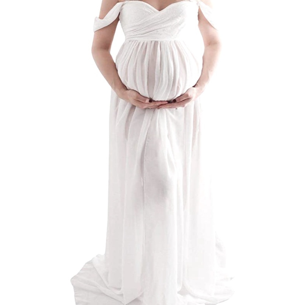 Maternity White Dress